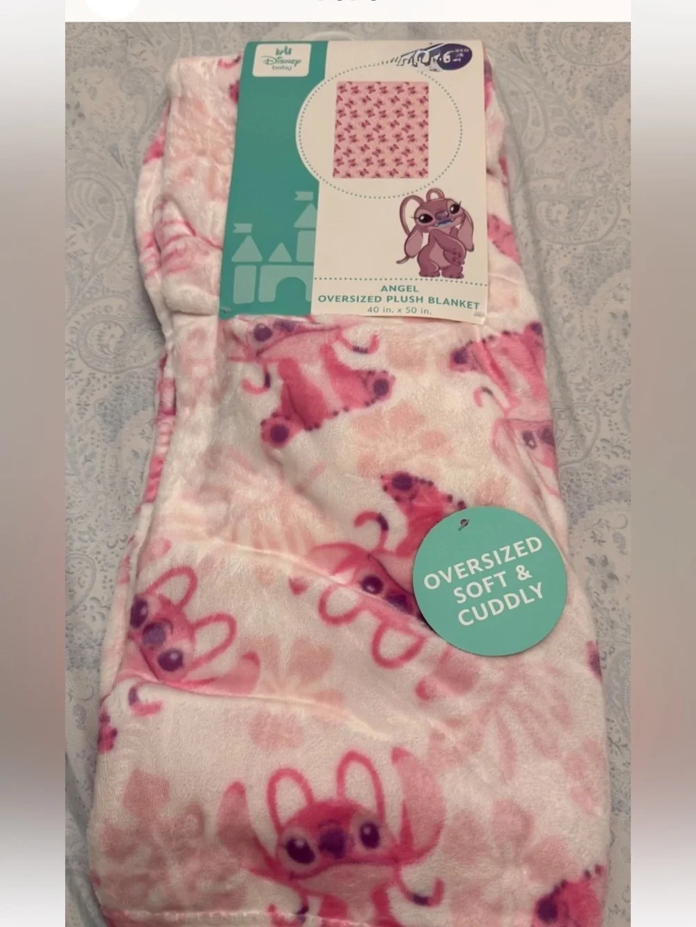 Disney Baby Angel of Stitch & Angel Plush Throw